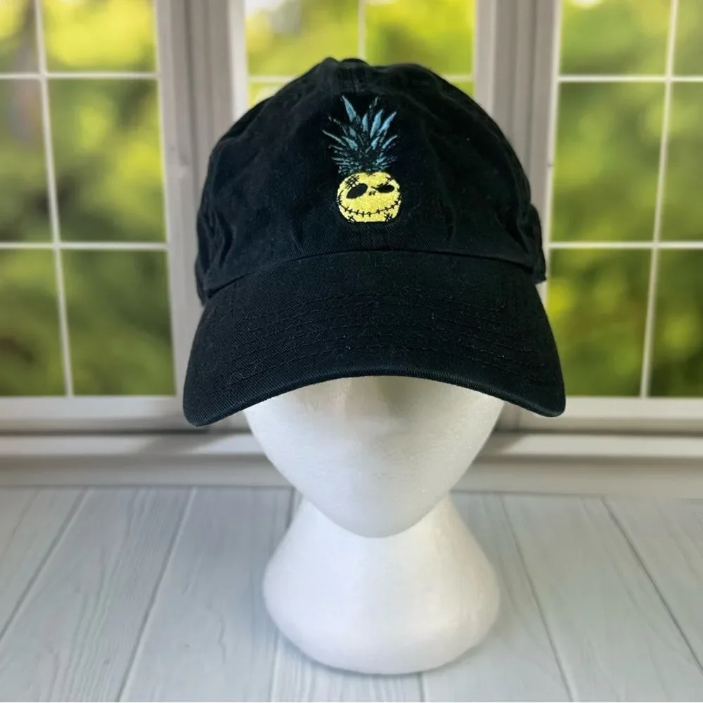 Jack Pineapple Nighmare Before Christmas Black Hat Cap OS